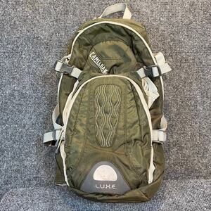 Camelback LUXE Mountain Biking Hiking Green Backpack 732 cu in No Bladder